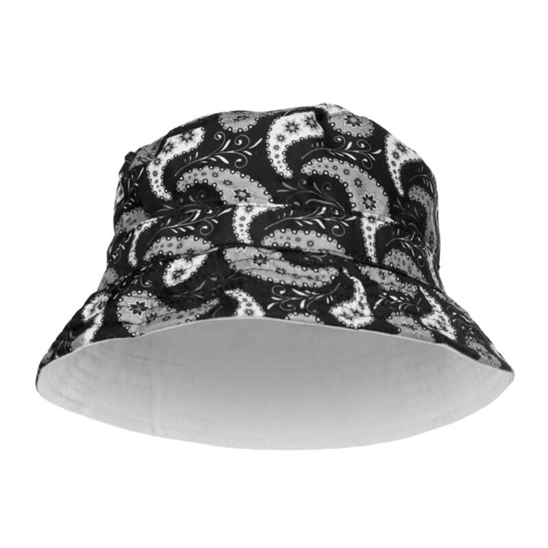 Unisex Hip Hop Emmer Hoed Camo Dog Paisley 3D Print Wide Brim Visser Cap M6CD: C