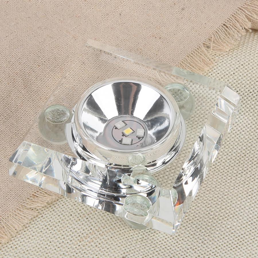7 Colors 3D Crystal LED Light Base Display Stand Holder Home Decor with USB Cable Lamp Socket Adapter Crystal Bedroom Lamp