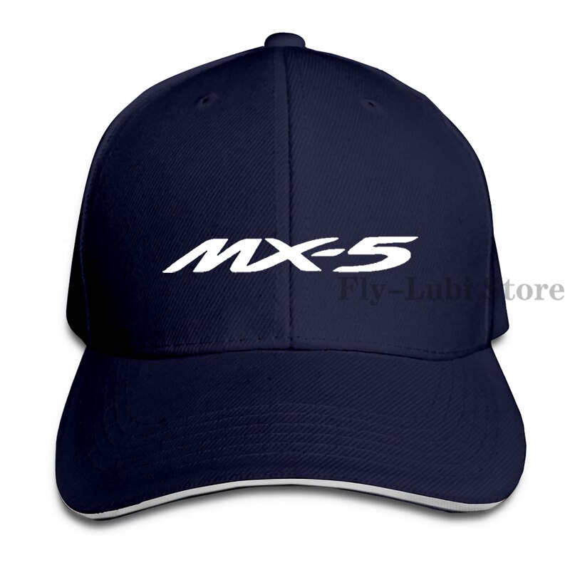 Mazda Mx 5 Baseball cap men women Trucker Hats adjustable cap: 1-Navy