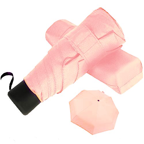 9 Kleuren Paraplu Regen Vrouwen Paraplu Academy Opvouwbare Parasol Paraplu Mini Pocket Paraplu Kinderen Paraplu Parasol: Pink