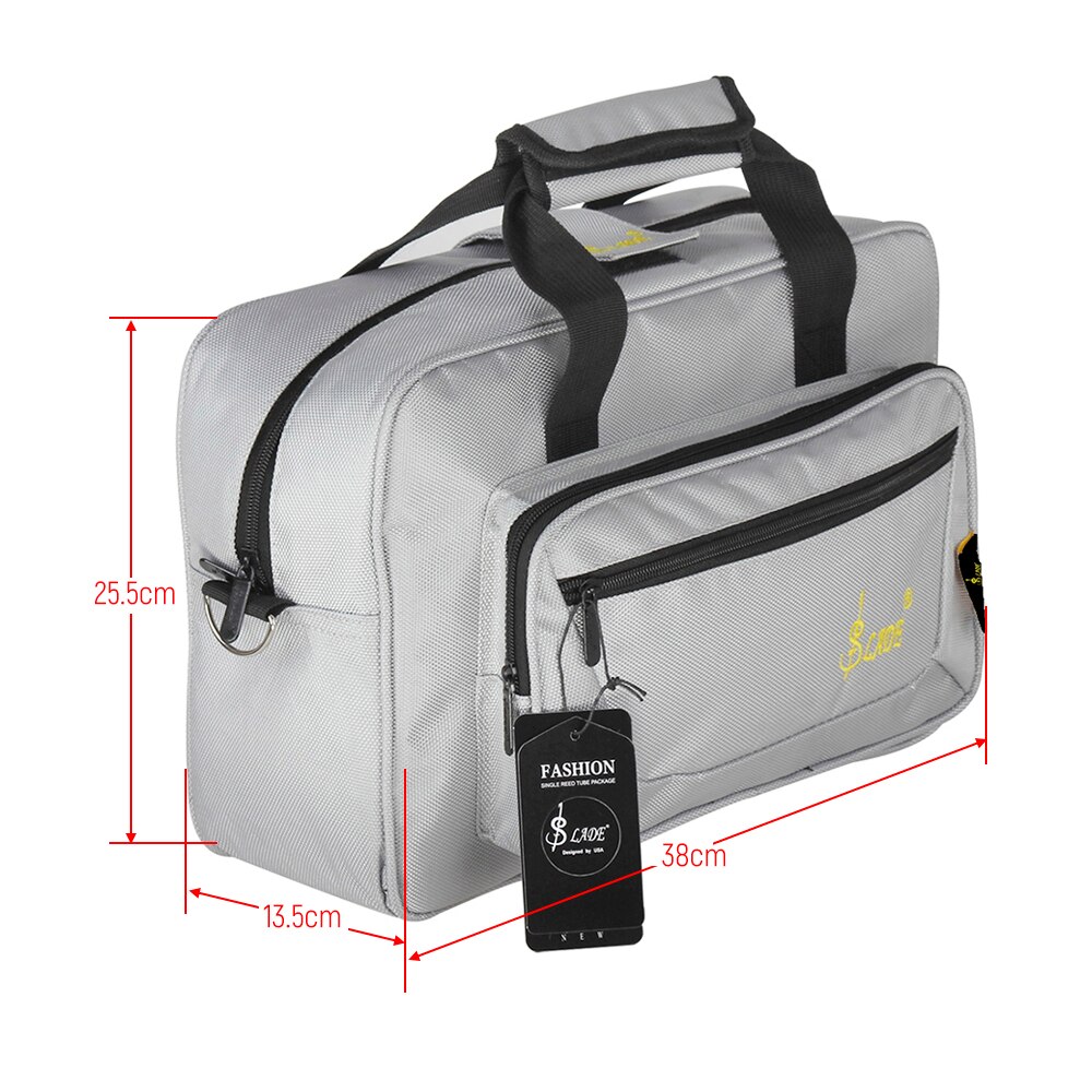 Universele Hobo Klarinet Draagtas Rugzak Case Soft Klarinet Zak Spons Padding Met Schouderriem