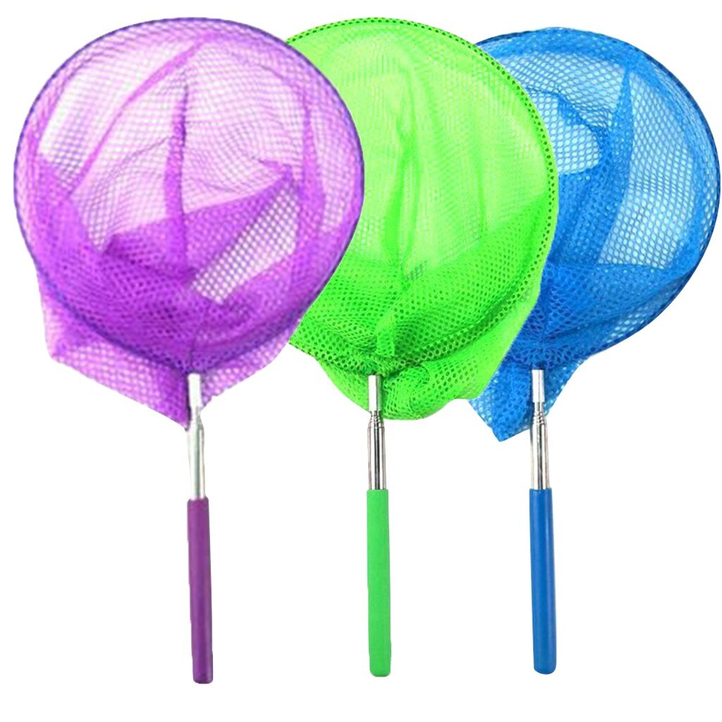 Fishing Landing Net Tool Lightweight Aluminum Alloy Retractable Foldable Fish Net Boat Fish Net Kids Catching Butterflies Tool