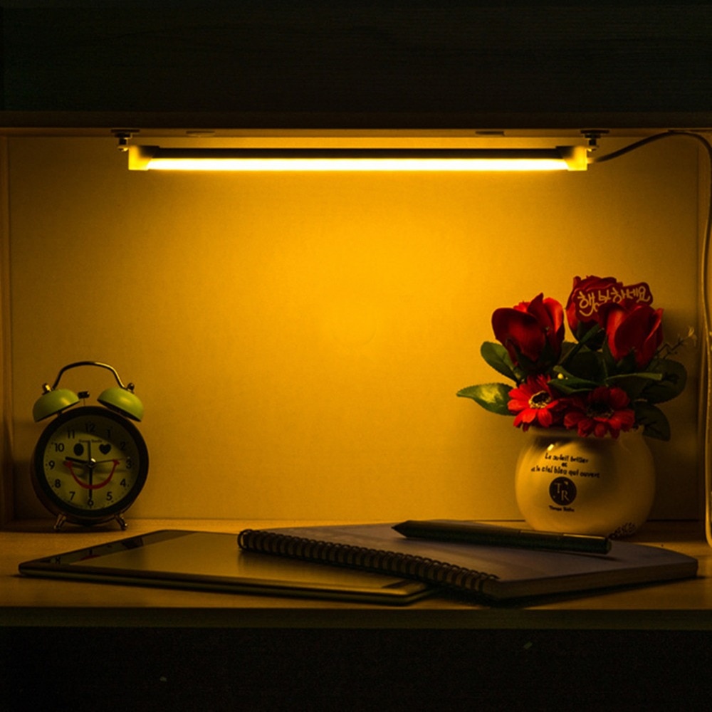 USB LED BAR Light DC 5V 5730 Bar Led52cm Aluminum Strip Light For Cabinet Closet White Warm White Study Reading Lamp With Switch