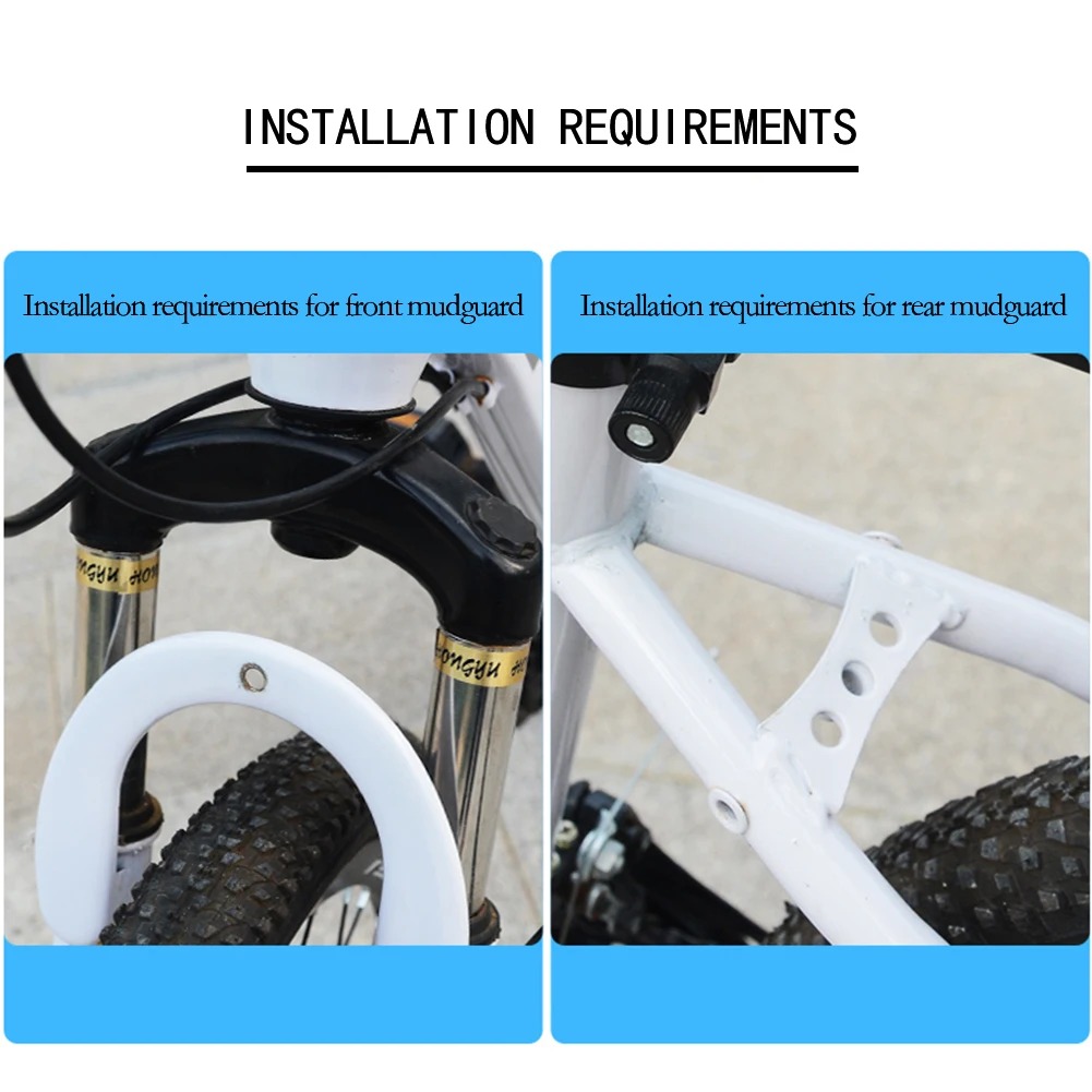 1/2 pçs para-lama de bicicleta de estrada montanhosa 700c rápido destacável instalação simples 26-28 polegada acessório universal de bicicleta