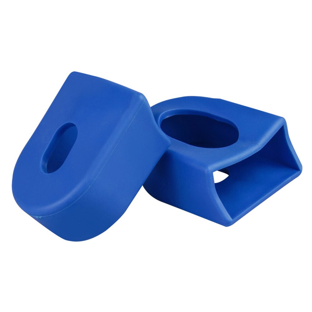 2pcs Silicone Bicycle Crank Arm Cover Crank Protectors Bike MTB Crank Set Protective Sleeve Cover Parts Crank for Sram Bike: Blue