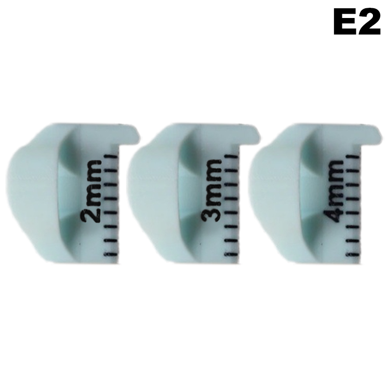 Sewing Needle Gauge Measuring Tool, Finger Ruler Sewing Template For Equal Stitches, Finger Protector, DIY Stitching Guide Tool: Brown