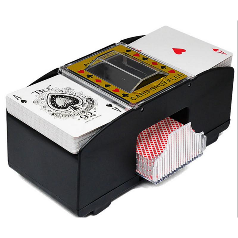 Automatische Kaartenschudmachine 2 Dek Voor Casino Speelkaarten Sorter Poker Games