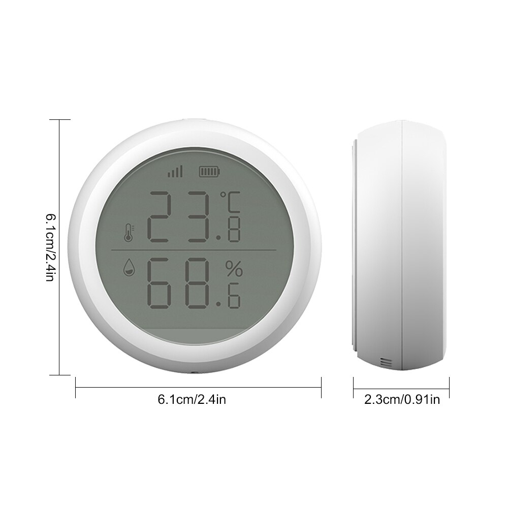 ZigBee kızılötesi sıcaklık nem sensörü WIFI kablosuz sensör otomatik akıllı ev Alarm sensörü RSH-ZigBee-HS01