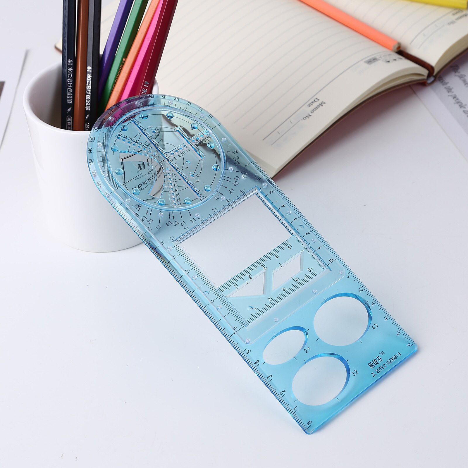 Mathematics Measuring Drafting Teaching Rulers Geometric Drawing Measuring Tools for School Office Supplies