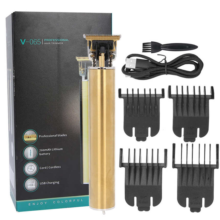 Adult Electric Hair Clipper Hair Trimmer Cutting Machine T Shaped Rounded Cutter Head Strong Magnetic Torsion Hollow Hair Cutter