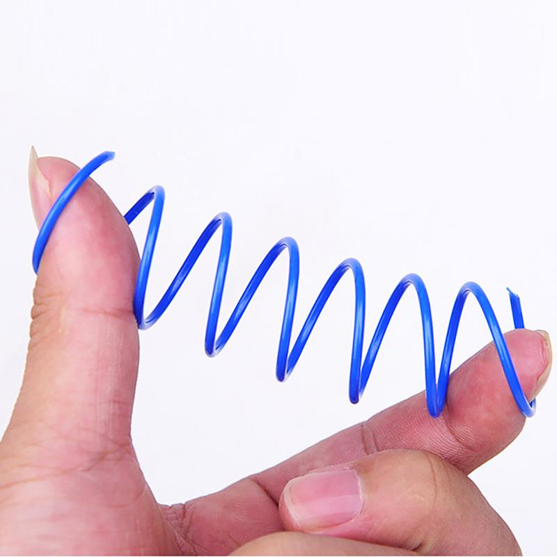 Juguete de resorte de plástico para gato, muelle en espiral de colores para mascotas, juguete interactivo duradero, ideal para de mascotas, 20 Uds.