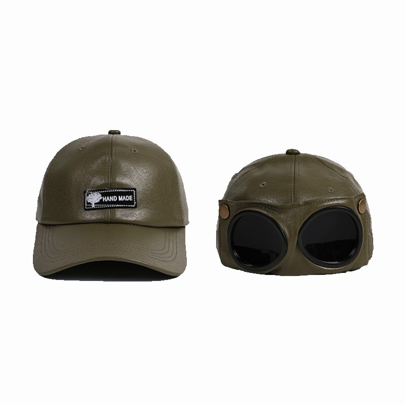 Neue Männer Frauen Pilot Brille Ente Hütte Wilden Studenten Straße Trend Kortex Baseball Kappe: 6 / 48-54cm