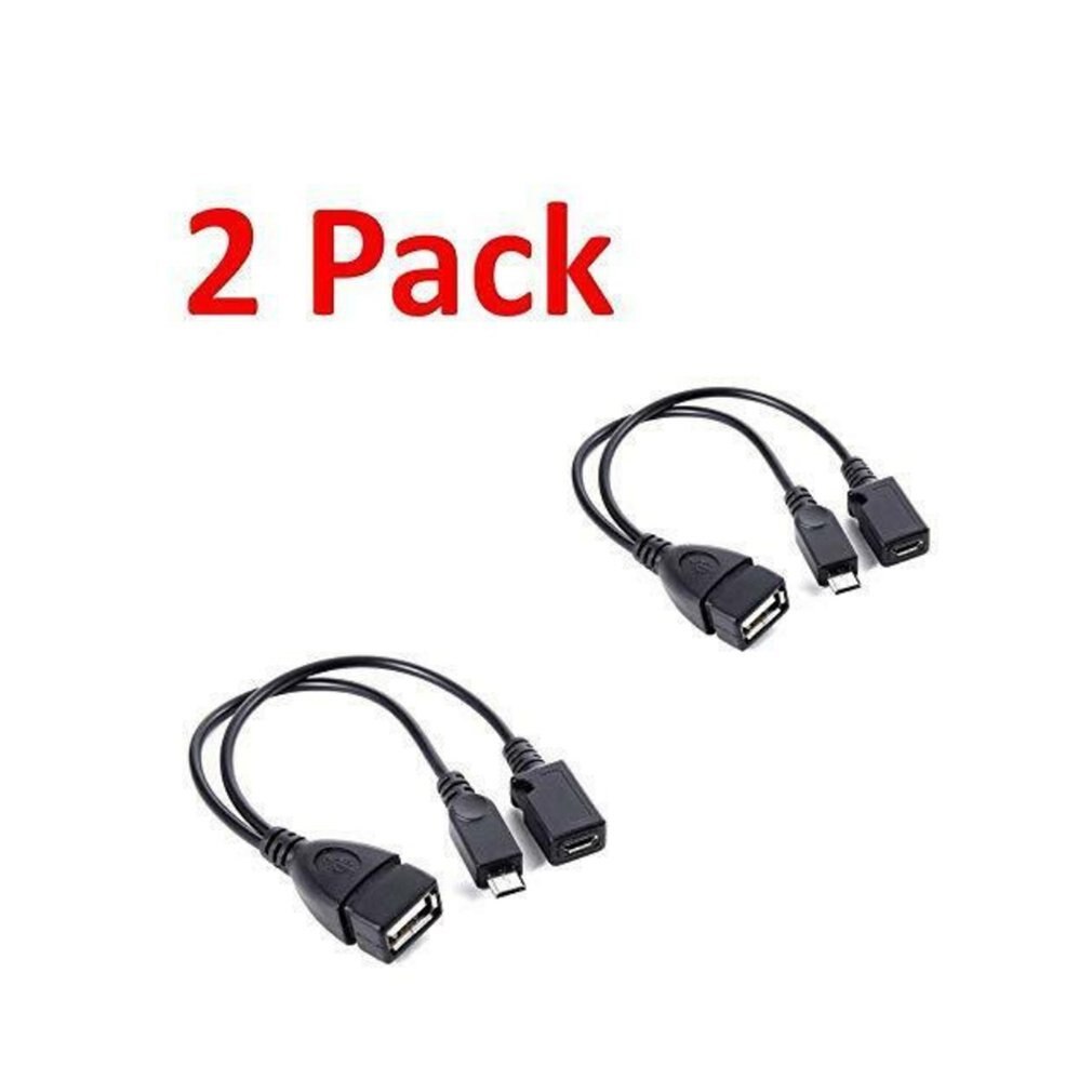 2 Stuks Usb Poort Terminal Adapter Otg Kabel Voor Fire Tv 3 Of 2nd Gen Brand Stok