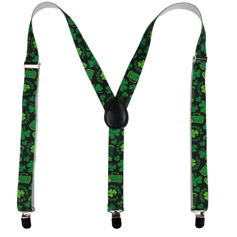 Trébol de cuatro hojas de tirantes ajustables para hombre y mujer, , accesorios cómodos, 100x2,5 CM