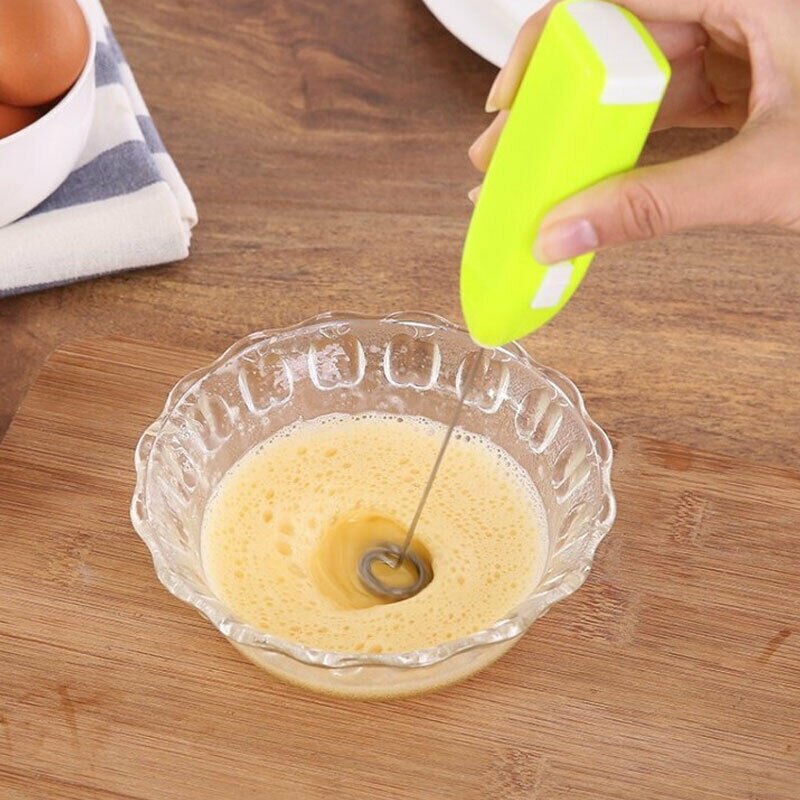 Mini batidora de café eléctrica batidora de huevos de mano, batidora de burbujas, batidora eléctrica creativa, batidora eléctrica de café y leche U3
