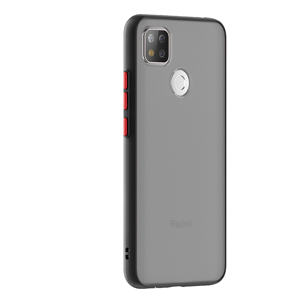 Silikonhülle für xiaomi redmi 9c , schutzhülle aus gummi, nfc-schutzhülle für redmi 9c: Aluminium / Schwarz