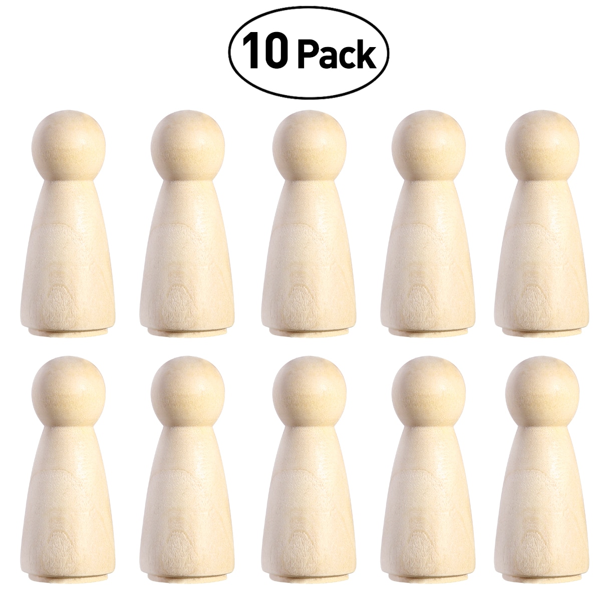 10 Stks-set Handgemaakte Houten Russische Matroesjka Poppen Kasteel Patroon Nestelen Speelgoed Kinderen Verjaardagscadeau Glad Gevoel Playings