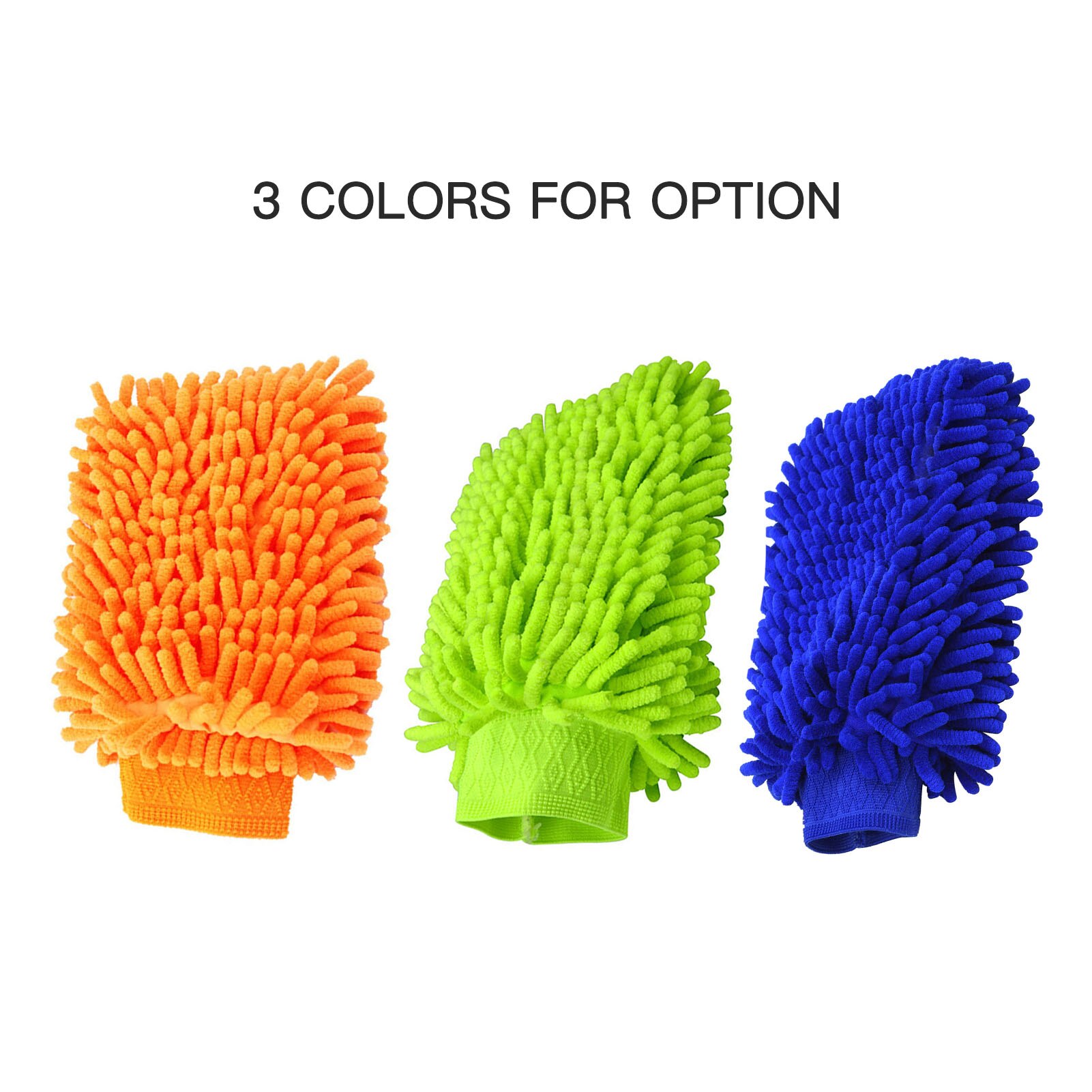 Uds de microfibra guante para lavado de coche herramienta de limpieza de cepillo de limpieza cepillo de detallando lavado de coche guante para lavado de coche esponja