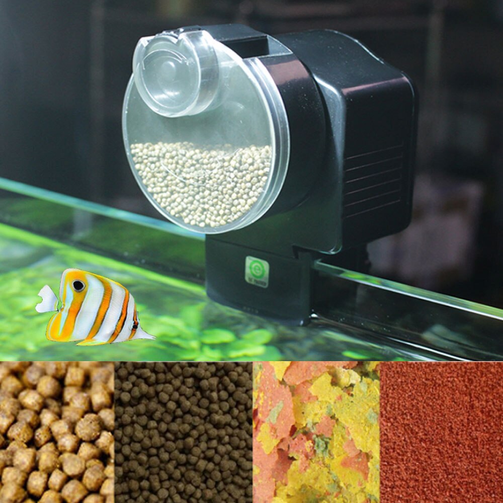 Automatische Vis Feeder Timer Feeder Thuis Aquarium Voedsel Voeden Draagbare Vis Voeden Machine аквариум кормушка для аквариума