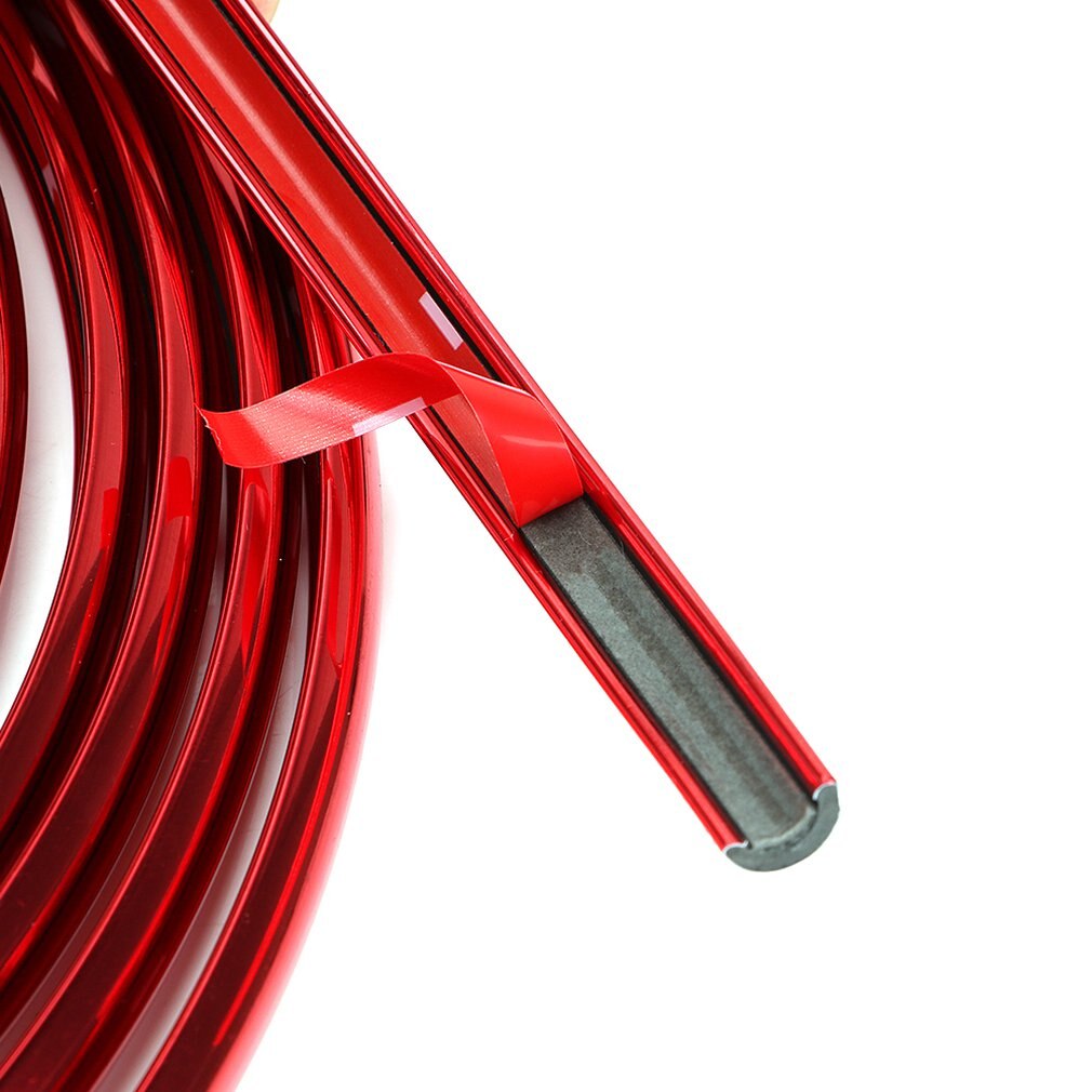 5 Meter Auto Velg Decoratieve Strip Verminderen Schrapen Beschermende Guard Tape