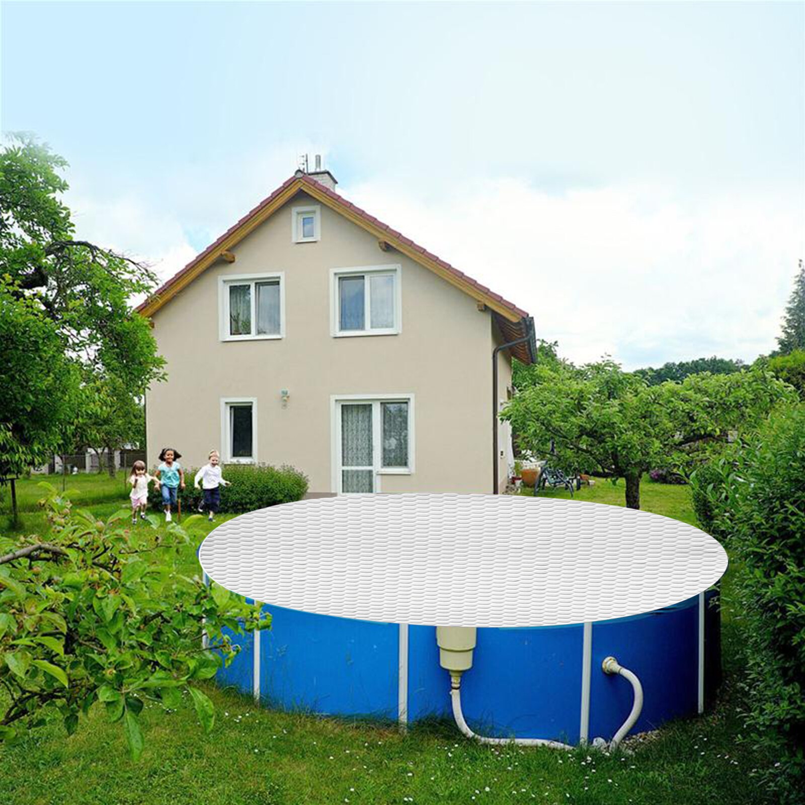 Covers For Swimming Pool Waterproof Swimming Pool Tub Dust Cover Outdoor Ubble Film Blanket Accessory Pool Cover