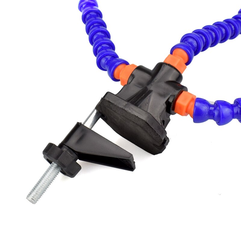 Banc Étau Pince Station de Soudage avec 3pc Bras Flexibles Soldeirng Support En Fer DE SOUDURE DE Carte PCB Réparation Troisième Main Outil