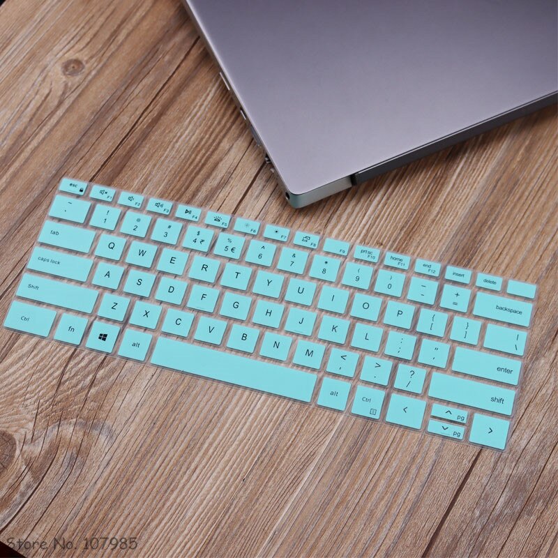 For Dell XPS15 9500 2-in-1 15.6 inch XPS 15 9500 / XPS 17 9700 17.3 inch Laptop Keyboard Cover Skin Protector Film: Skyblue