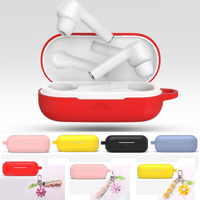 Funda ehre flypods 3 Headset fall Für Huawei Freebuds 3i ehre flypods 3 fall bunte blume schlüsselanhänger Kopfhörer fall