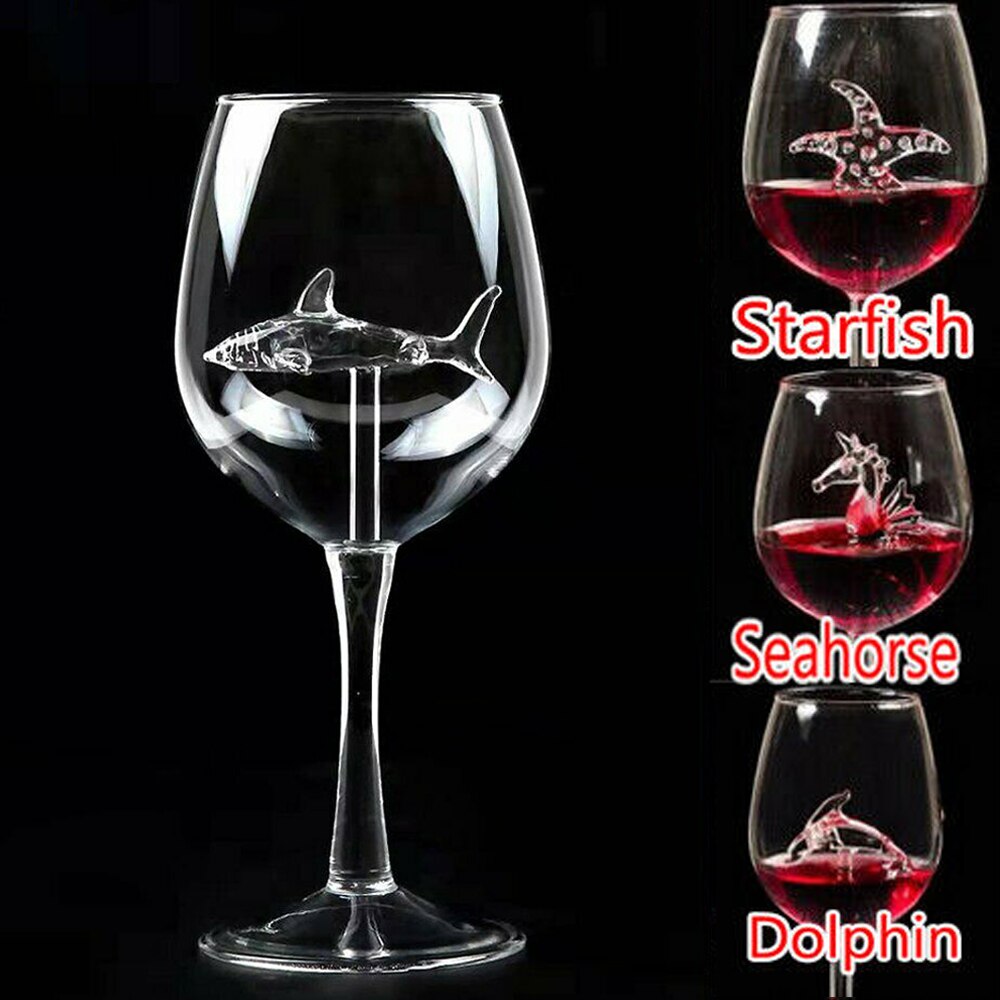 Bar Glas Europese Kristalglas Cup Shark Rode Wijn Glas Wijn Fles Glas Hoge Hak Shark Rode Wijn Cup Voor wedding Party