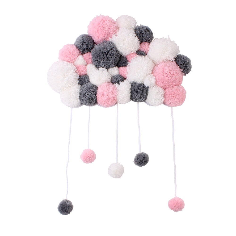 eins Kurze Korallen Plushball Neugeborenen Baby Zimmer Dekor Fotografie Requisiten Baby Schlafzimmer Dekoration Befriedung Spielzeug für Baby Bettwäsche: bunt