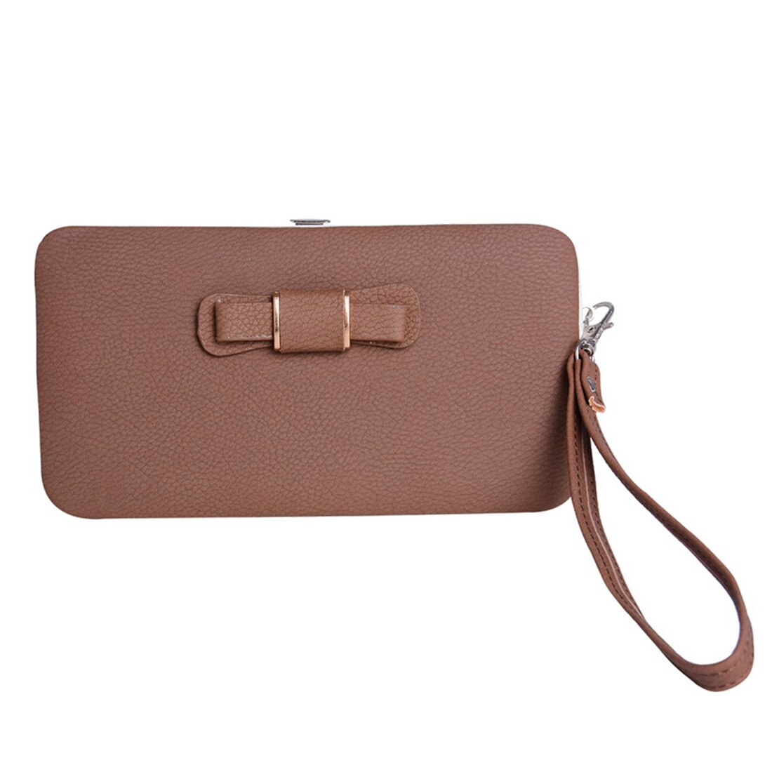 Dames portemonnee dames dames portemonnee drukknoop portemonnee telefoon tasje strik multi-card bit kaarthouder portemonnee dames luxe billetera mujer: B