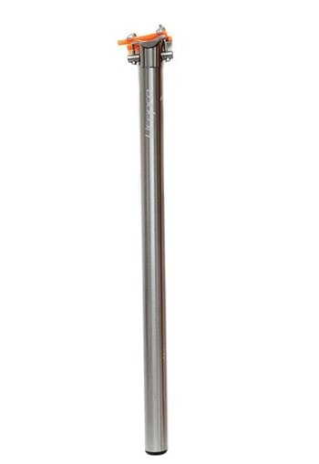 Litepro-tija de sillín de bicicleta plegable, 33,9mm x 600mm, tubo de asiento ultraligero, piezas modificadas: Titanium