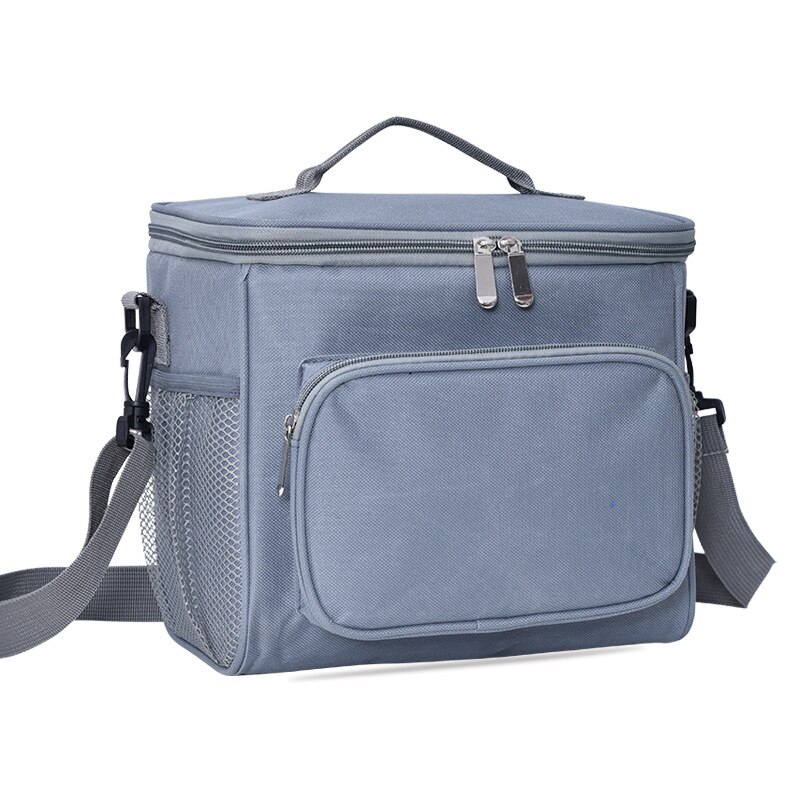 Borsa isolante in tessuto Oxford borsa da pranzo per picnic borsa da pranzo portatile borsa da pranzo borsa da pranzo borsa isolante per ghiaccio: 9