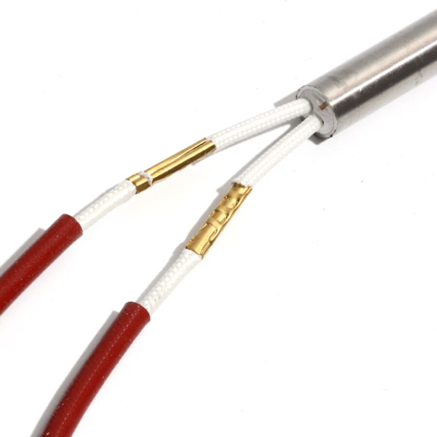 5PCS 10.5mm Diameter 140~160mm Length 304SS Cylindrical Electric Heating Pipe 460W/470W/490W/510W/520W Tubular Single-End Heater