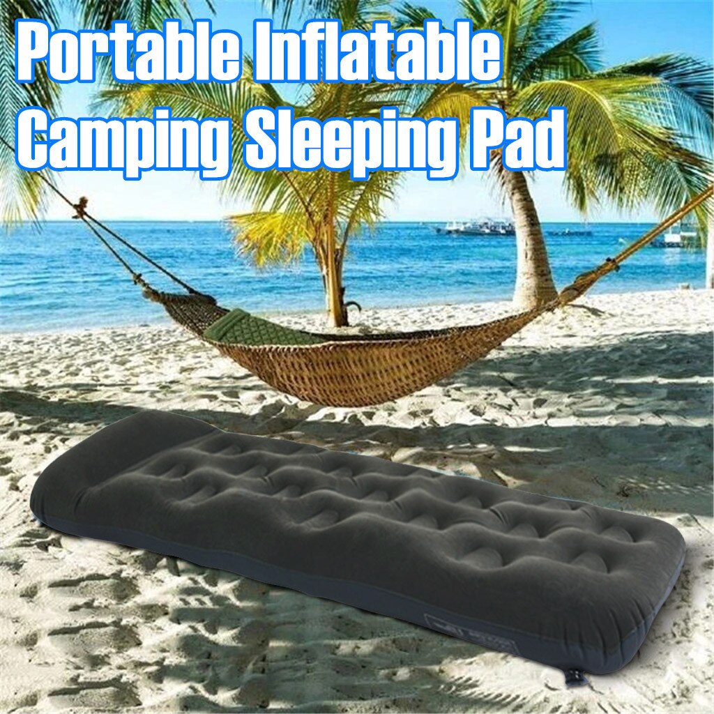 Camping Sleeping Pad Inflatable Travel Backpack Air Mattress Outdoor portable ultralight camping sleeping mat with pillow