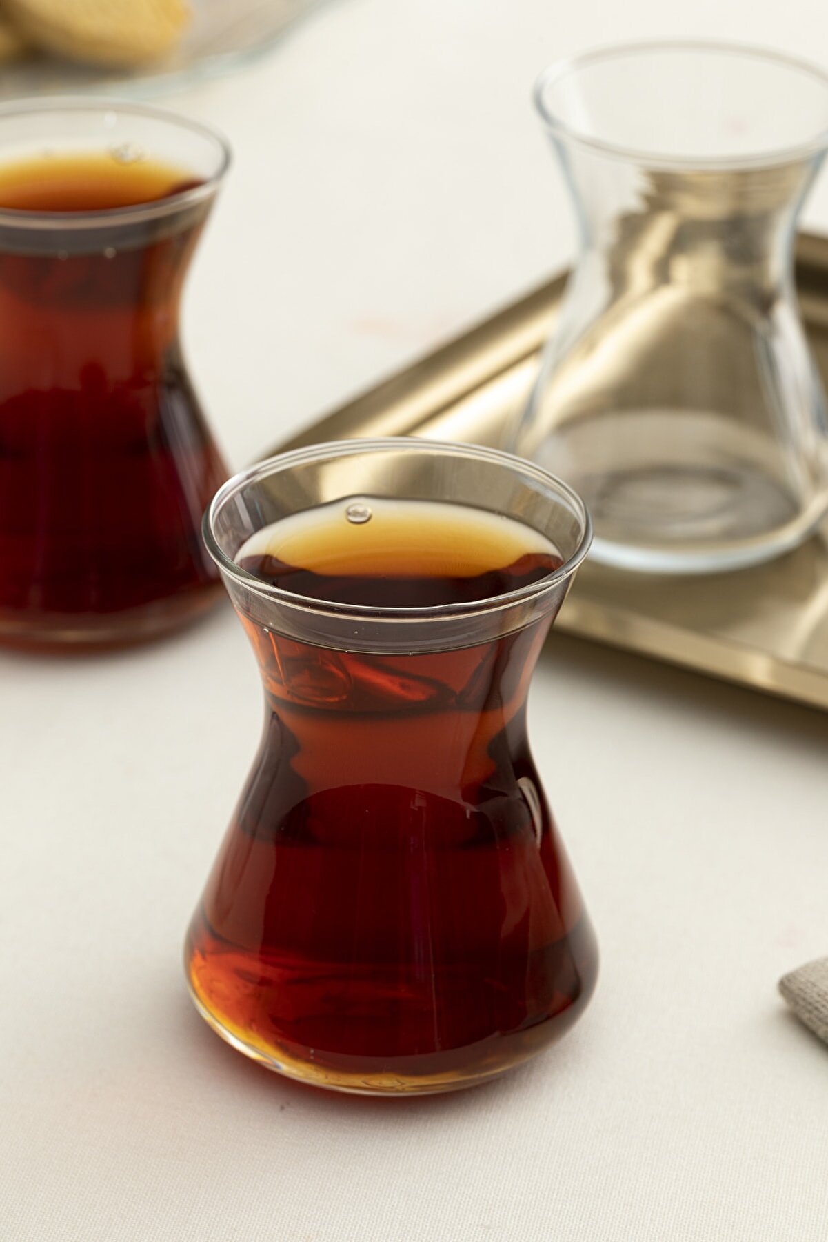6 Piece Flat Glass Tea Cup Set tea cup set mate Te... – Vicedeal