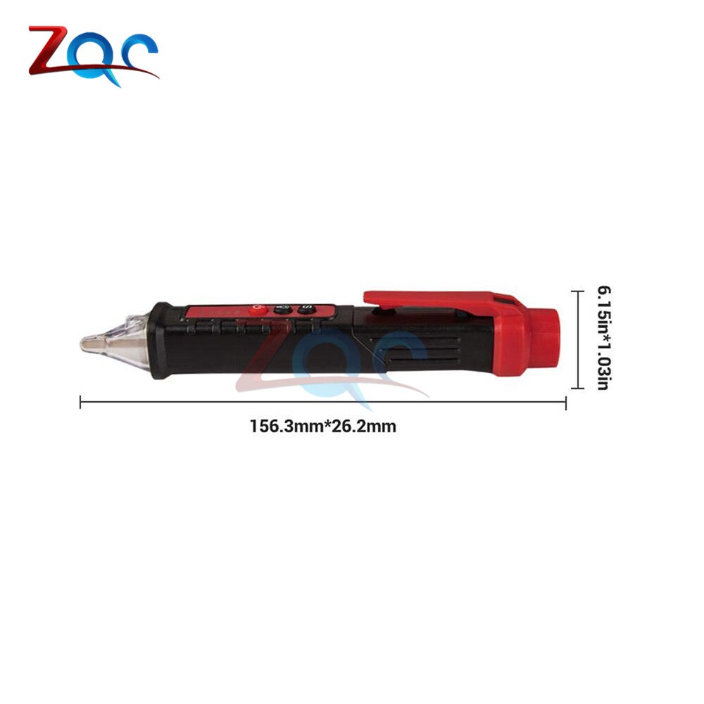 Led digitale 12v-1000v ac spanningsdetectoren contactloze stopcontact muurtester pen voltmeter meter volt stroom elektrische test potlood