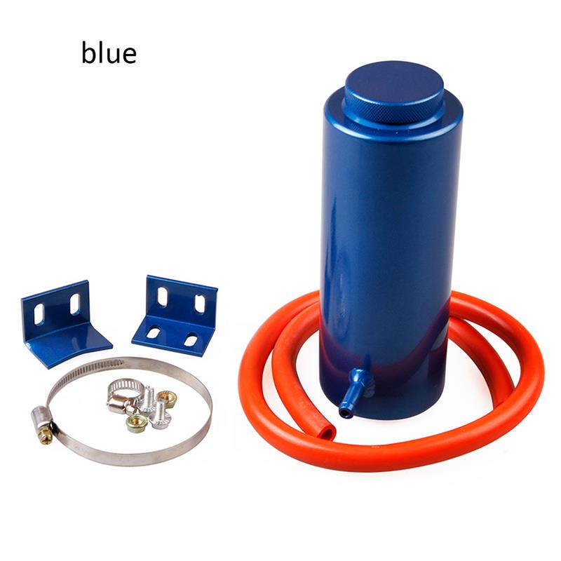 800ml radiator koelvloeistoftank 800ml koelvloeistofexpansietank koelopvangfles overloopreservoir aluminium universele autostyling: Blauw