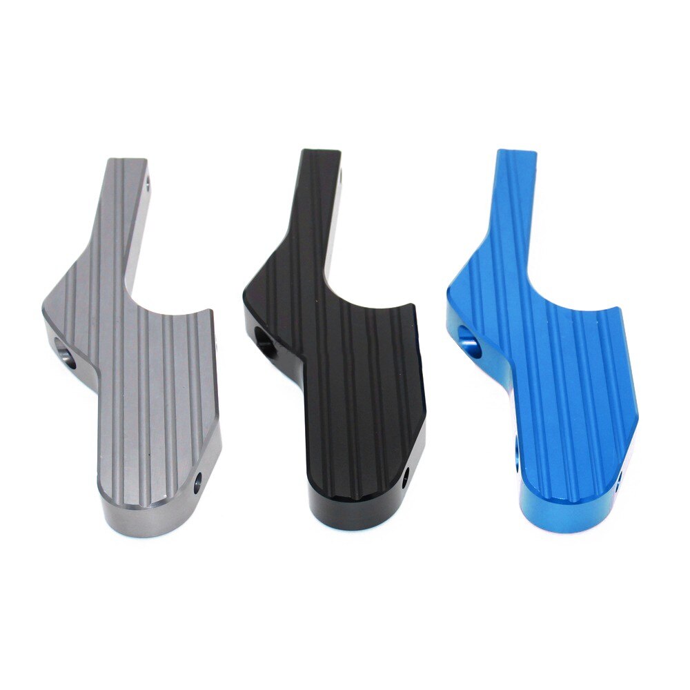 Aluminum Motorcycle Rear Passenger Footrest Extension Extended Footpeg Foot Black Pegs Motorcycle Motorcycle Pegs Folding