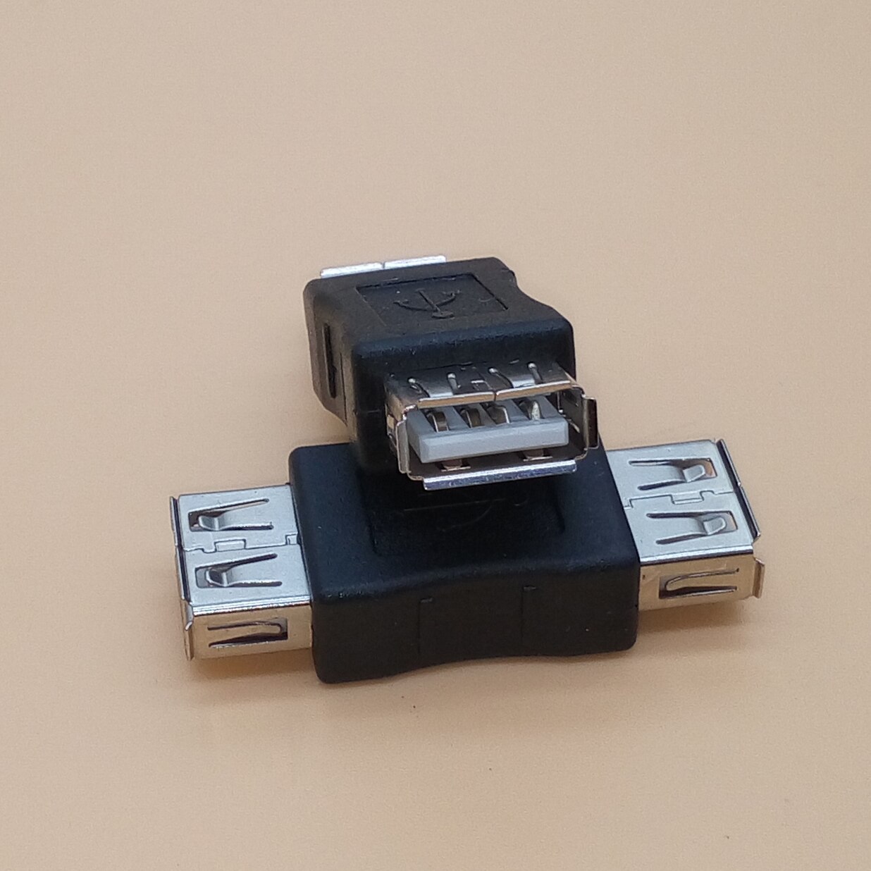 5 stks USB 2.0 Type EEN Vrouw tot Vrouw Koppeling USB Adapter Connector F/F Converter