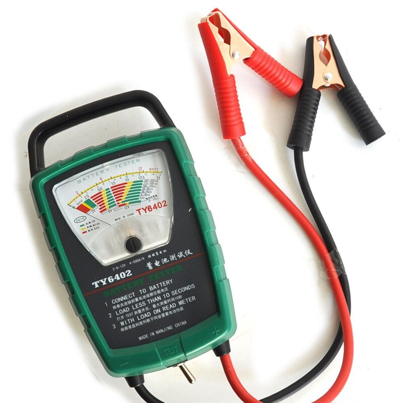 Ty6402 500a 2v 6v 12v automobil/bilbatteri tester/generator/startkontrol let at bruge