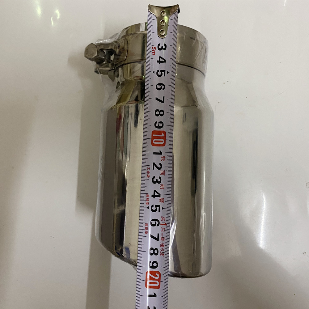 3 Inch Inlet Exhaust Tip 3" Inlet 4" Outlet 20cm Overall Length Stainless Steel Diesel 76mm Exhaust Tail Tip 3 inch muffler