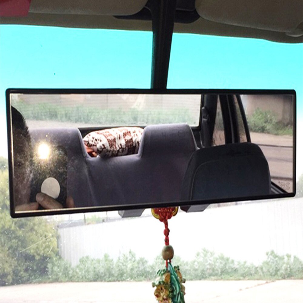 Universal Broadway 300mm Wide Convex Interior Clip On Rear View Clear Mirror