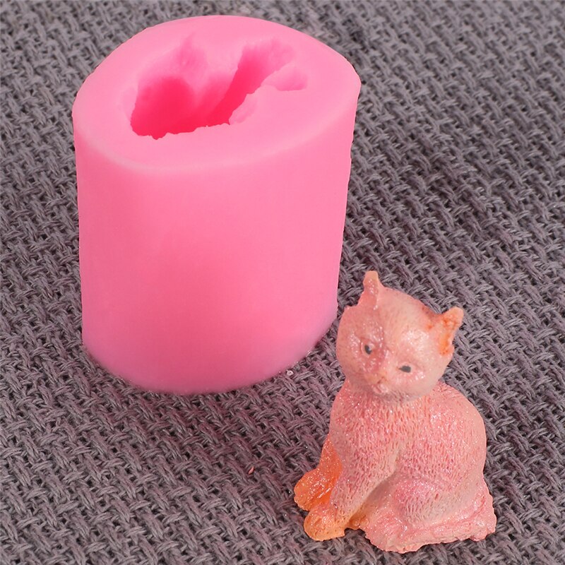 Aomily 3D Animal Cat Dog Pig Cake Mold Cake Decoration Baking Pastry Chocolate Candy Jelly Cake Mould Kitchen Silicone Mold: 5