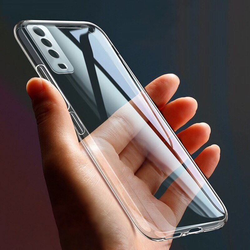 Coque de protection complète en Silicone pour VIVO, S7, S7E, V20 Pro, SE, souple, transparente, étui arrière pour téléphone