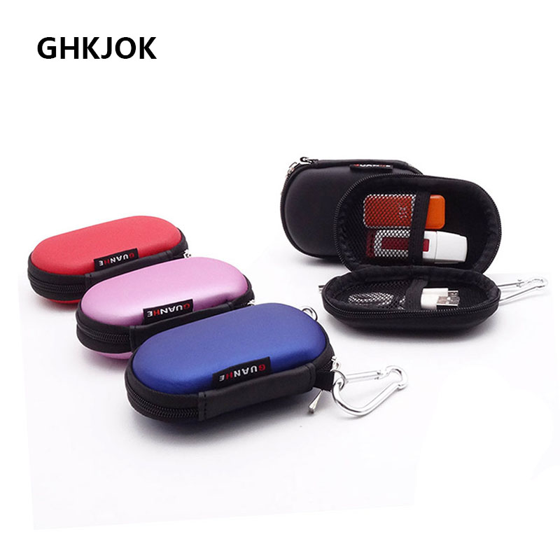 Originele USB Flash Drive Carry Case Bag Bescherming Case Opslag Hold bag Oortelefoon Kabel Organisator Accessoires Opbergdoos