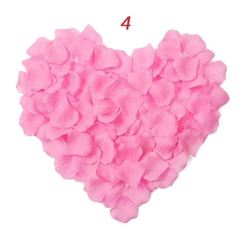 Wedding Rose Petals 100pcs/lot Decorations Flowers Polyester Wedding Rose Artificia: Z4