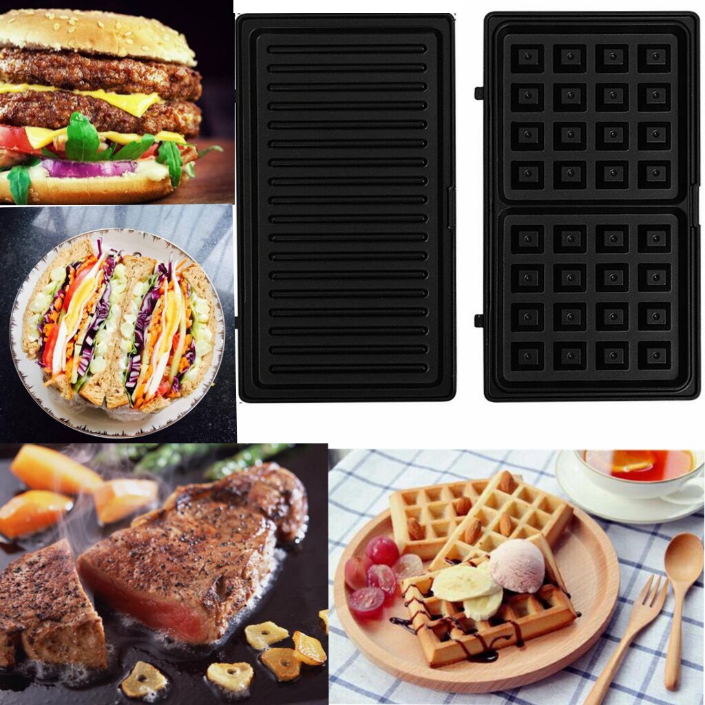 Mini Breakfast Sandwich Jaffle Maker Pressing Machine 800W Non Stick EU Plug