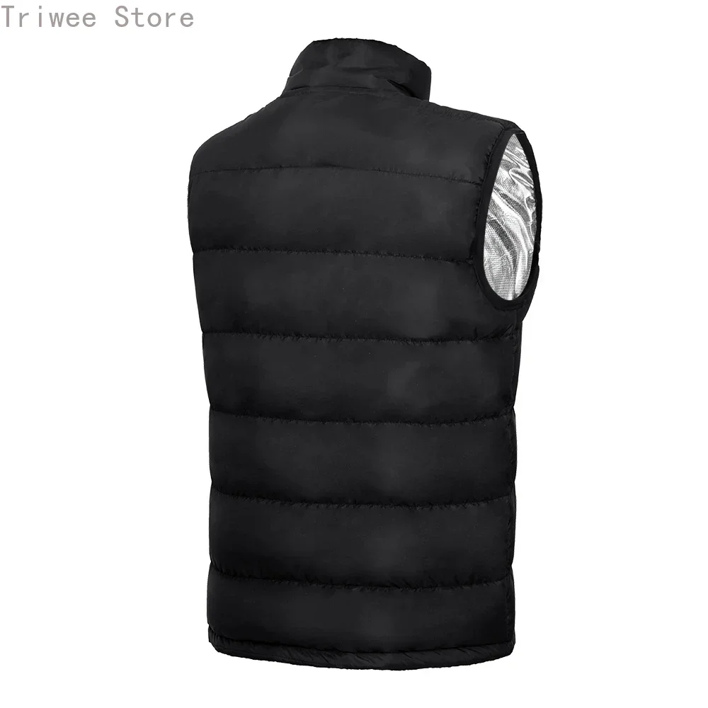 Casacos Aquecidos Elétricos para Homens e Mulheres, Zonas de Colete, Sportswear, Casaco, Grafeno, Aquecimento USB, Camping