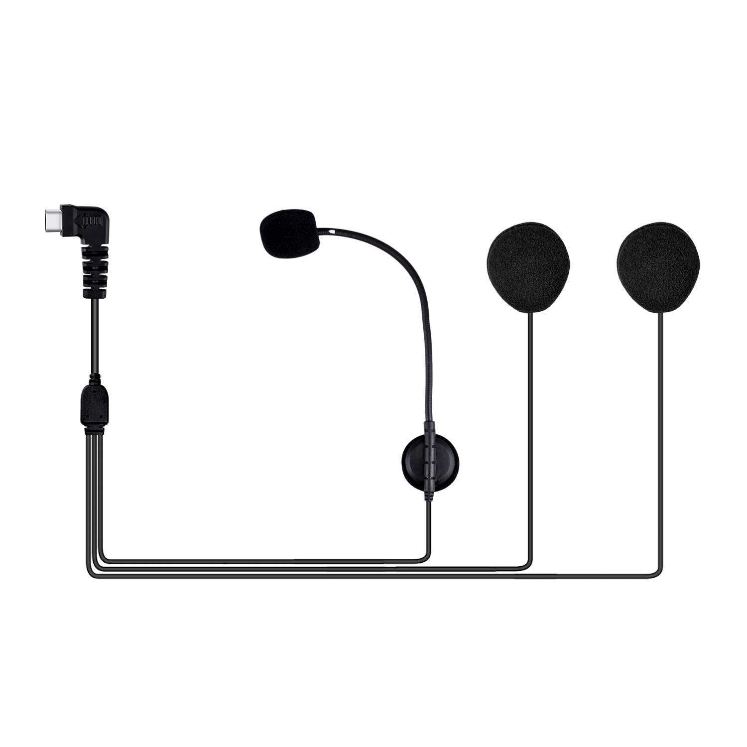 Fodsports BT-S2 S3 Helm Intercom Headset Oortelefoon Type-C Interface Motorfiets Draadloze Bluetooth Interphone Hard/Soft Mic